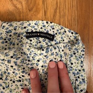 Brandy Melville Flowered MIDI Skirt